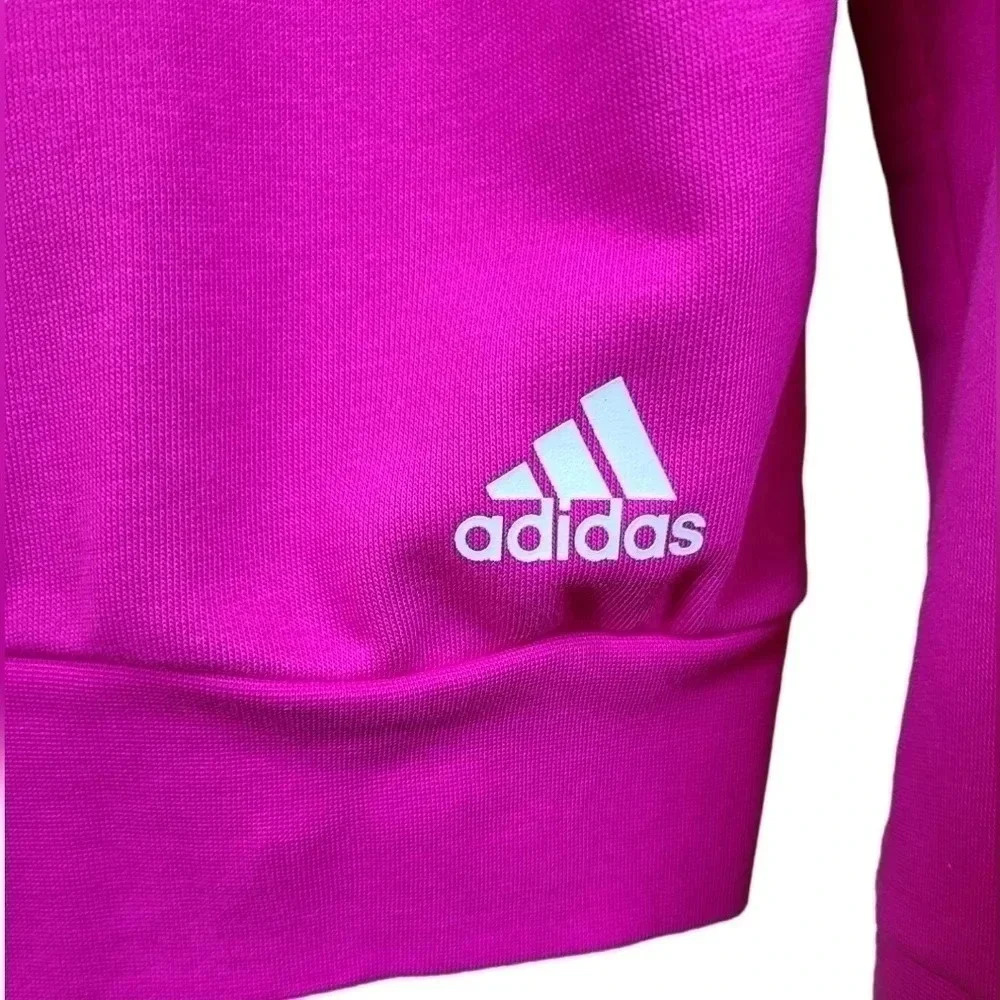 Adidas Essentials Linear Full Zip Sweatshirt - image 3